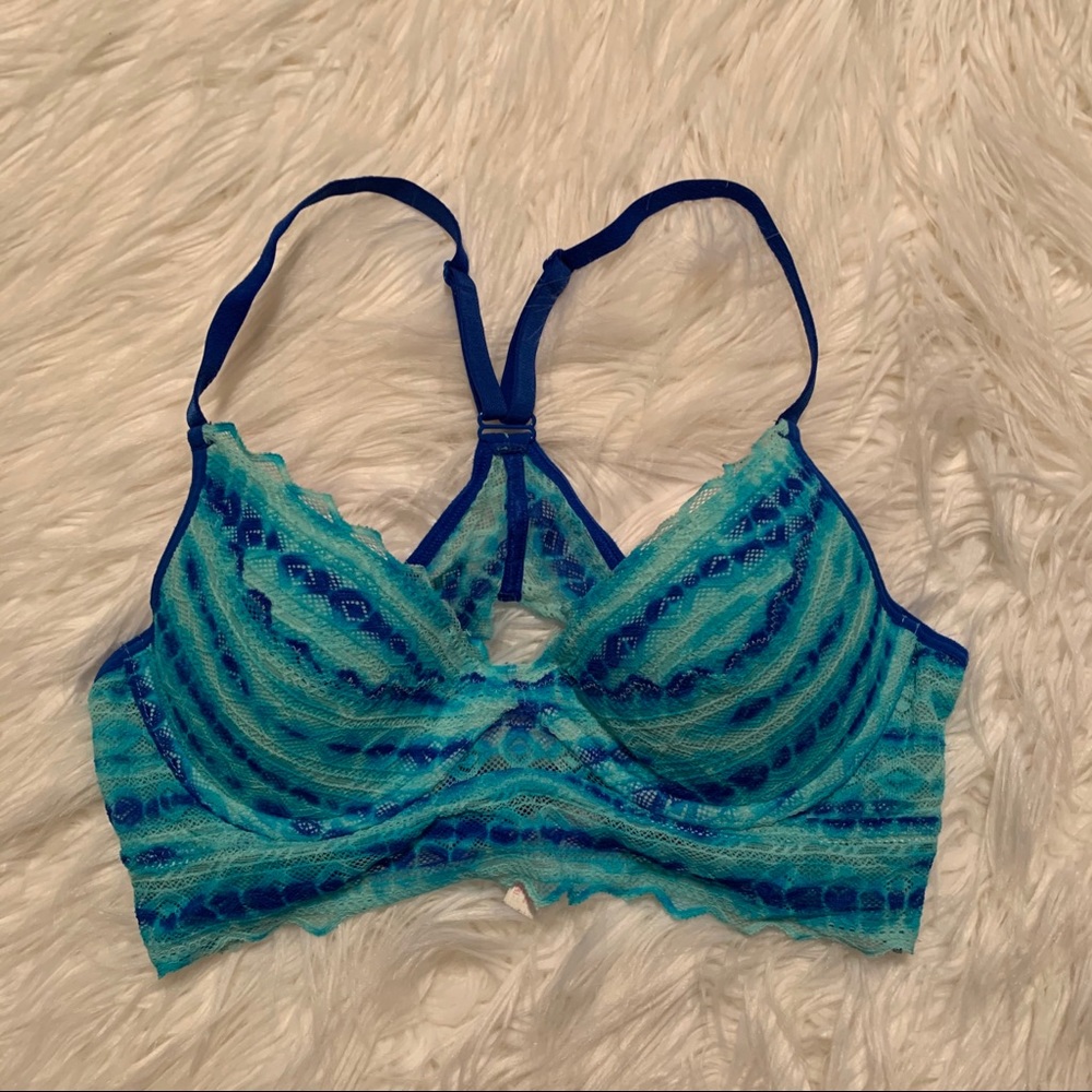 PINK lace bralette